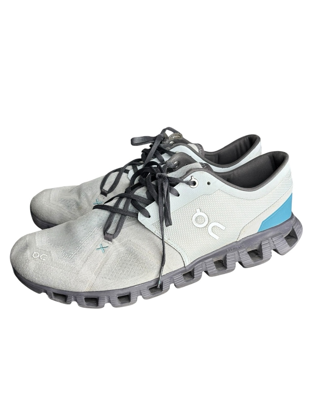 On Running Men’s Cloud X 3 'Glacier Iron Running Tennis Shoes Size M11.5